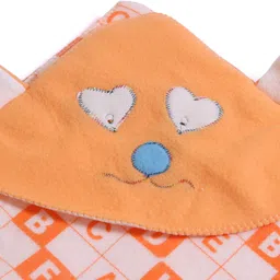 trudo Text Print Crib Hooded Baby Blanket for AC Room-picture-13