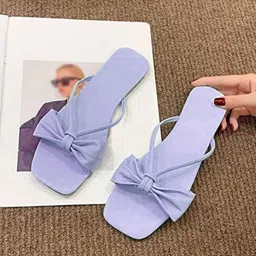 gerucrafts |Premium|Comfort|Trendy|Lightweight|Stylish|Flats|Chapal|Slippers Women Slides image 3