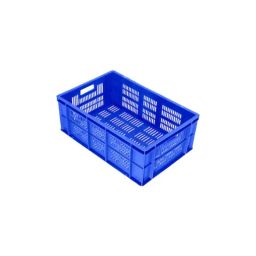 Supreme 600x400x220mm 45L Plastic Blue Crate, STP-604022-picture-5