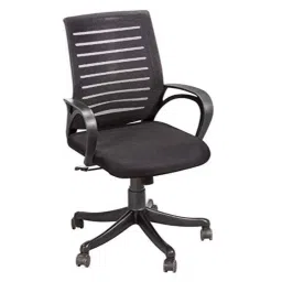 Da URBAN Boom 02 Mesh Black Mid Back Mesh Revolving Chair with Wheels-picture-21