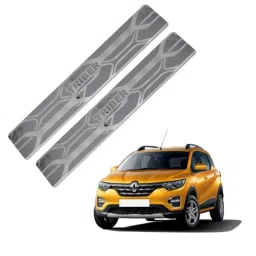Galio GFS-127 4 Pcs Non-LED Stainless Steel Footstep Door Sill Plate Set for Renault Triber 2019-picture-40