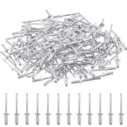 GSK Corporation 1000 Pcs 10mm Aluminium Silver Dome Head Blind Rivets Set-image-11