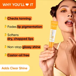dot & key Gloss Lip Balm SPF 30 I Vitamin C + E I (non-tinted) Mango Passion image 4