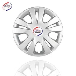 Auto Pearl 4 Pcs 13 inch Silver ABS Press Type Hubcap Wheel Cover Set with Retention Ring for All Cars AWC02-picture-30