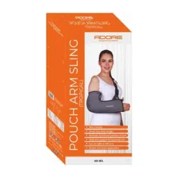 Adore Nylon Grey Tropical Pouch Arm Sling, AD-301, Size: M image 3