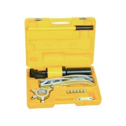 Nutronics 20 Ton Steel Yellow Hydraulic Gear Puller with Hand Pump &a; Case, NS YL-20T image 4