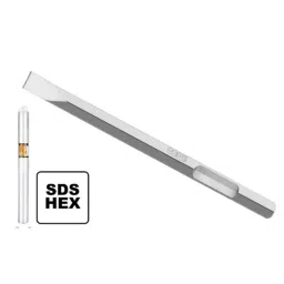 Ingco 28x35x530mm Hex Flat Chisel for 30kg Demolition, DBC0425302-picture-37