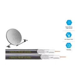 Finolex RG-6 100m Black PVC Copper Insulated Coaxial Cable image 3