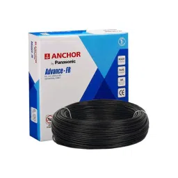 Anchor By Panasonic 2.5 Sqmm Advance FR Black High Voltage Copper Industrial Cable image 1