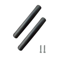 Atom 536 4 inch Black Matt Finish Zinc Cabinet Pull Handle (Pack of 2)-picture-4