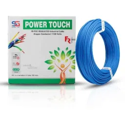 Super GEC Power Touch 2.5 mm Single Core Blue FR PVC Insulated Electric House Wire, Length: 73 m-picture-13