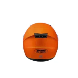 Studds SHIFTER Glossy Orange Full Face Helmet with Tinted Visor, Size: Large image 3