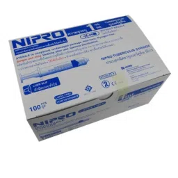 Nipro 10 Pcs 1ml Syringe with Needle Box-picture-19