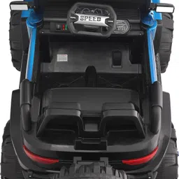 mini cruisers Kids Premium BDQ 1200A METALLIC BLUE 4 x 4 Jeep Battery Operated Ride On image 3
