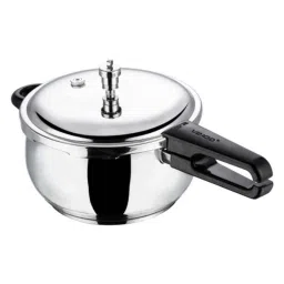 Vinod Splendid Plus 3.5 Litre 18/8 Stainless Steel Induction Friendly Pressure Cooker with Steam Grid, PR35SPHL (Pack of 3) image 4