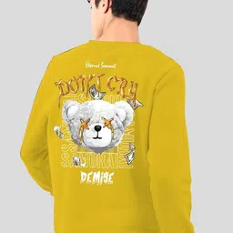 rae zone Men Typography Round Neck Pure Cotton Light Blue T-Shirt-picture-17