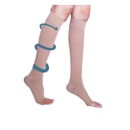 Sorgen Royale Microfiber Class 1 Knee Length Medical Compression Stockings, SMCS1313, Size: L-picture-41