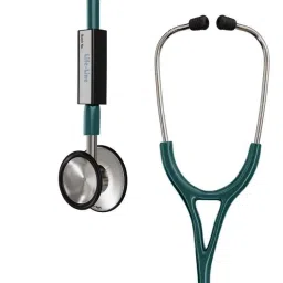 Lifeline Aluminium Green Single Diaphragm Chest Piece Stethoscope with 2 Way Tube, STH011-GN-image-46