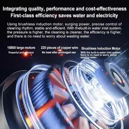 iBELL iGreen70 120bar 6lpm 1500W Induction Motor High Pressure Washer image 3