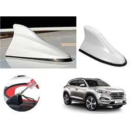 Auto Pearl ABS White Universal Replacement Shark Fin Car Roof Antenna For Tata Indigo CS-picture-18