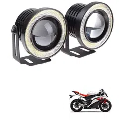 Kozdiko 2 Pcs 15W 3.5 inch High Power White LED Projector COB Fog Light Set with White Angel Eye Ring for Yamaha YZF R15, koz_88409-picture-15