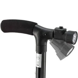 MCP Magic 113.3kg Aluminum Black LED Folding Walking Stick image 3