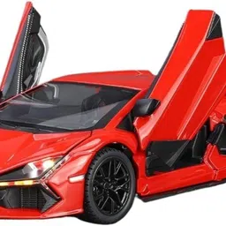 arniyavala 1:24 Lamborghini Revuelto Diecast Pull Back Acousto-Optic Alloy Metal Toy Car image 1