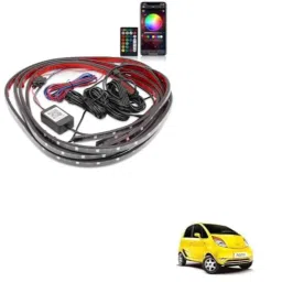 Kozdiko 12V Car Underbody Multicolor LED Strip Light Set with Wireless Remote for Tata Nano-picture-28