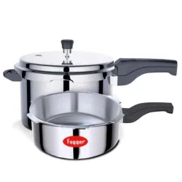 Fogger Combo of 5L &a; 3L Induction Base Aluminium Pressure Cooker with Single Outer Lid, SBI00116-picture-18