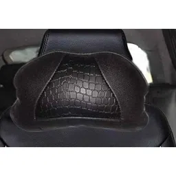 Kozdiko 2 Pcs Black Neck Rest Cushion Pillow Set for Fiat Linea image 3