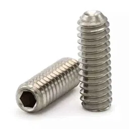 TVS Metric Series M10 Plain Cup Point Socket Set Screw, Length: 8mm (Pack of 100)-picture-29