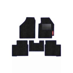 Elegant Cord Black &a; Blue Carpet Car Mat Set for Toyota Camry-picture-47