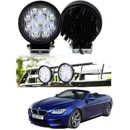 Kozdiko 2 Pcs 27W 4 inch 9 LED Waterproof Round White Fog Light Set with Mounting Brackets for BMW 6 Series, kozd_20033-picture-46