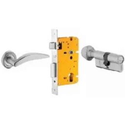 Dorset ML Series Hannah 60mm Stainless Steel Silver Chrome Finish Door Handle Lock Set with Coin &a; Knob, ML HA OR (Pack of 2)-picture-17