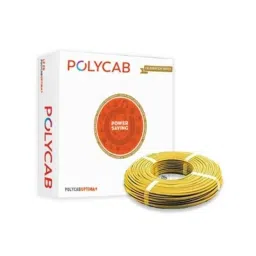 Polycab Optima Plus 2.5 Sqmm Single Core Yellow FRLF Copper PVC Insulated House Wire, Length: 90 m-picture-44