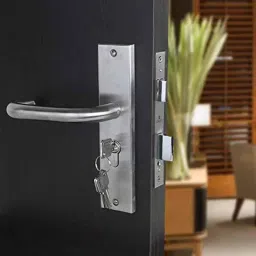 Voltizi 8 inch Stainless Steel 304 Cylindrical Plate Mortise Door Lock Handle Set with 3 Keys, MG1103-BSK-picture-29