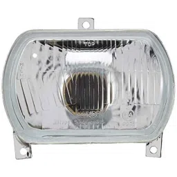 Uno Minda Left &a; Right Both Side Square Hard Coated Lens Headlight for Sonalika Tractor, HL-5528BM-picture-40