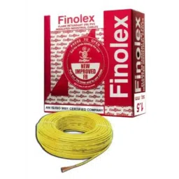 Finolex 1.5 Sqmm 90m Yellow Single Core FR PVC Copper Insulated Industrial Cable, 10304-picture-25