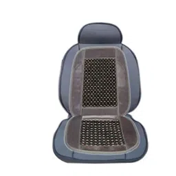 Kozdiko Wooden Beads Car Seat Cushion with Velvet Border for Mitsubishi Lancer image 3