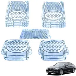 Kozdiko 5 Pcs 6605 PVC &a; Rubber Clear Car Foot Mat Set for BMW 3GT-picture-33