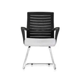 Da URBAN Bella Grey Medium Back Mesh Heavy Duty Metal Frame Office Ergonomic Chair image 2