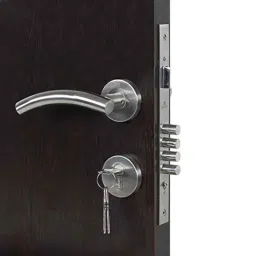 Homexpert Rose MG1102-R-OSK 60mm Stainless Steel Silver One Side Key Mortise Door Lock Set-picture-29