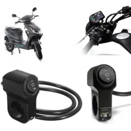 Auto Pearl 12V Aluminium Alloy Black Motorcycle Handlebar Headlight Switch for Electric Atria-picture-37