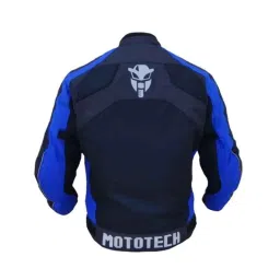 Mototech Scrambler Air Blue Riding Jacket, MRJSABLM, Size: M image 3