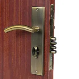 Homexpert MG-1102 10 inch 60mm Stainless Steel Antique Brass Finish Cylindrical Plate One Side Key Mortise Door Lock Set-picture-33