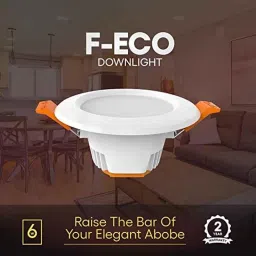 Fybros F-Eco 6W Polycarbonate Green Round LED Ceiling Light, FLS5855J (Pack of 10) image 5