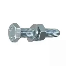 Rpi Shop 300 Pcs M5x12mm Hex Head Bolt Set with Nut, Flat &a; Washer image 4