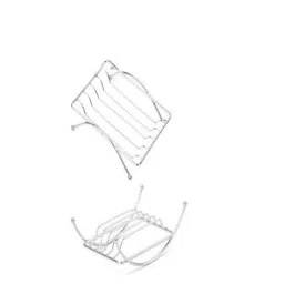 Osam Stainless Steel Silver Standing Soap Dish, SSD (Pack of 2)-picture-46