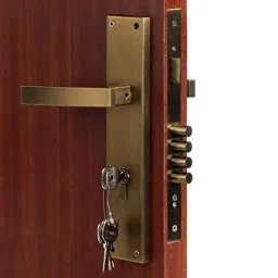 Homexpert MG308 10 inch 60mm Stainless Steel Antique Brass Finish Cylindrical Plate Both Side Key Mortise Door Lock Set-picture-24