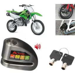 Auto Pearl Steel Black Alarm Disc Brake Lock, Lock_412-picture-32